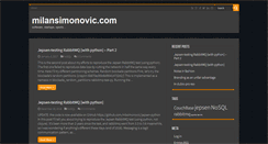 Desktop Screenshot of milansimonovic.com